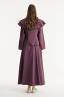 Jacket and Ruffle Detail Skirt Set