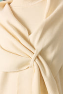 Shawl Detail Knit Trouser Set