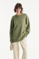 Gold Accessory Detailed Knit Sweater