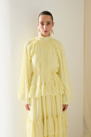 Meli Tiered Chiffon Dress