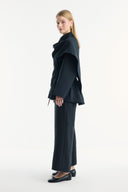 Shawl Collar Detailed Pant Suit