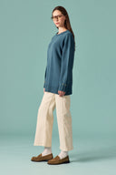 Gold Accessory Detailed Knit Sweater