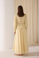 Calmaria Front Cross Ruffle Voile Set