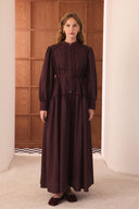 Camille Ribbed Dacron Dress
