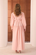 Camille Ribbed Dacron Dress