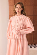 Camille Ribbed Dacron Dress