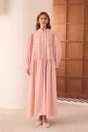 Camille Ribbed Dacron Dress