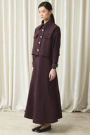 Cupra Pinafore Dress with Jacket