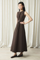 Cupra Pinafore Dress with Jacket