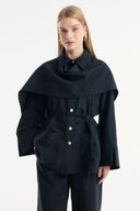 Shawl Collar Detailed Pant Suit