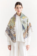 Samora Patterned Shoulder Shawl