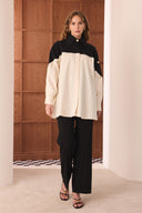 Cherish Shoulder Garnished Shirt