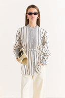 Striped Shirt with Trim