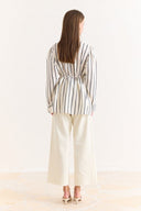 Striped Shirt with Trim
