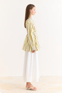 Striped Shirt with Trim