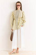 Striped Shirt with Trim