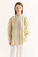 Striped Shirt with Trim