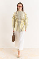 Striped Shirt with Trim