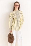 Striped Shirt with Trim