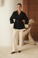Striped Trim Premium Jacket