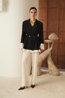 Striped Trim Premium Jacket