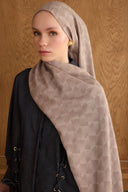 Cotton Monogram Geometrik Desen Şal