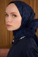 Cotton Monogram Geometrik Desen Şal