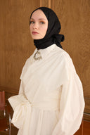 Cotton Monogram Geometrik Desen Şal