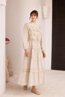 Cyrus Guipure Lace Dress
