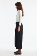 Pleated Wide-Leg Trousers