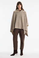 Collared Knit Poncho