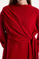 Side-Tie Detail Knit Dress