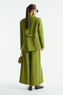 Benetti Button Detail Jacket and Trousers Suit