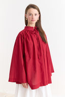 Binding Detail Voile Shirt