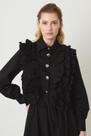 Daily Ruffled Shirt and Skirt Set