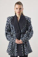 Dama Desen Fringed Denim Set