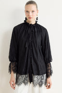 Lace-Lined Shirt