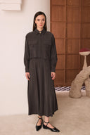 Dany Pocketed Skirt Set