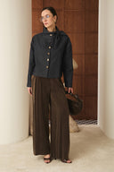 Danyela Bow-Detailed Denim Jacket