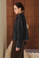 Danyela Bow-Detailed Denim Jacket