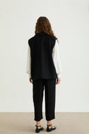 Darius Bow-Detailed Vest Set