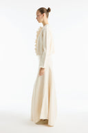 Ruffle-Detail Knitted Skirt Set
