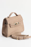 Mona Flap Shoulder Bag - Dark Beige