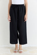 Straight Fit Organic Linen Trousers