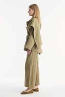 Shawl Collar Detailed Pant Suit