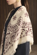 Patterned Cottonic Shawl