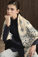 Patterned Cottonic Shawl