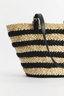 Patterned Straw Bag