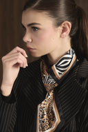 Patterned Slip-Through Cravat Scarf