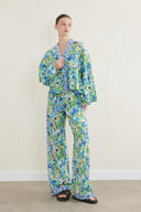 Desenli Matchli Kimono Takım